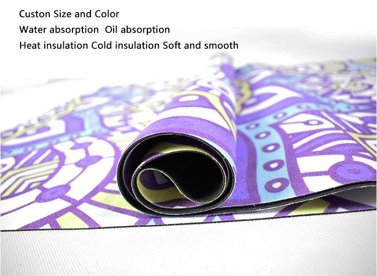 rubber suede Yoga Mats